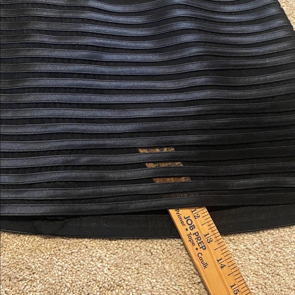 BCBGMAXAZRIA Satin/Mesh Sweetheart Neckline Evening Cocktail Gown/Prom/Wedding - Picture 9 of 15